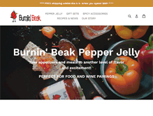 Tablet Screenshot of burninbeak.com